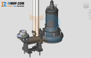 Family Revit - Bơm Chìm Tsurumi - 100B45.5