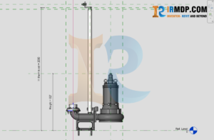 Family Revit - Bơm Chìm Tsurumi - 100B45.5