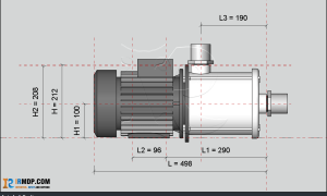 Family Revit - Bơm Trục Ngang Đa Tầng Cánh APP MTS-85T