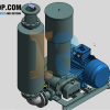 Family Revit-Máy Thổi Khí Tsurumi-RSR125