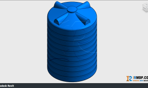 Family Revit - Bồn Nhựa 10000L Sơn Hà Suka