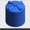 Family Revit - Bồn Nhựa Đứng 5000L Sơn Hà Suka