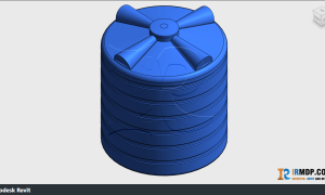 Family Revit - Bồn Nhựa Đứng 5000L Sơn Hà Suka