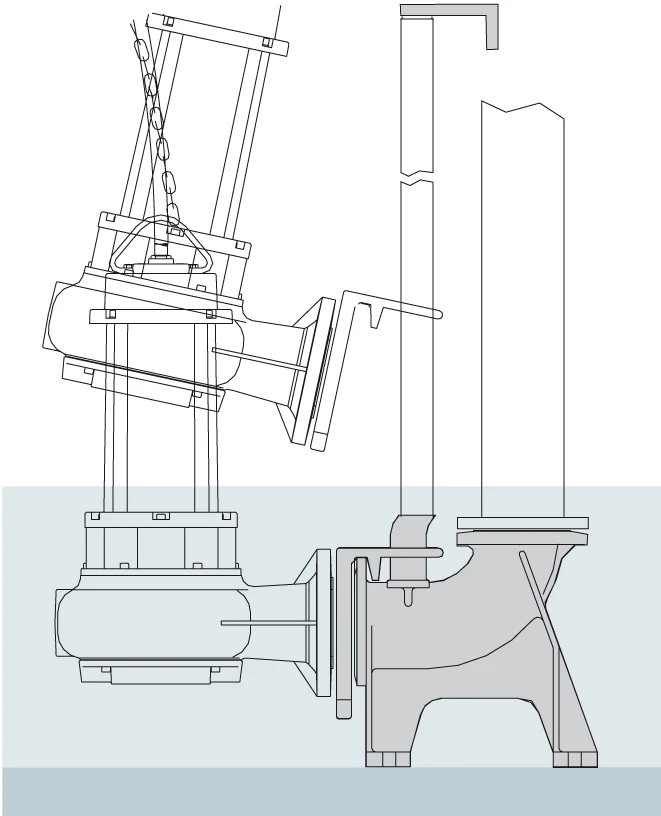 IR.trạng thái đang nâng và đã lắp vào đế coupling.