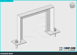Family Revit-Support Đỡ ống khung U – Chân Bản Mã