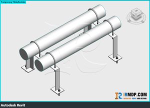 Family Revit-Support Đỡ ống khung U – Chân Bản Mã